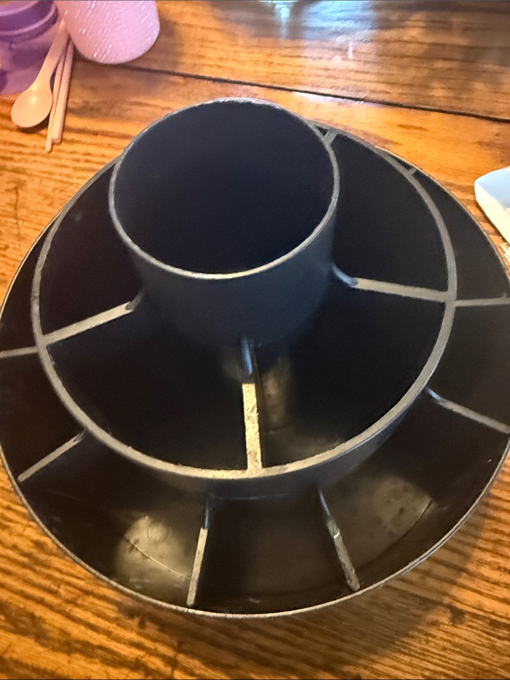 Pampered Chef Black Tiered Rotating Utensil Caddy - Picture 4 of 7